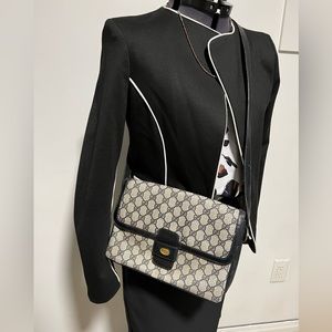 Authentic PVC Leather GG shoulder bag